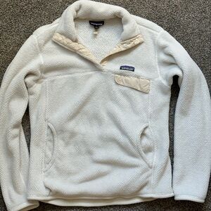 Patagonia Cream Snap-T Fleece Pullover